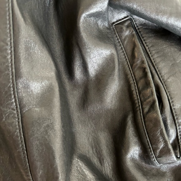FDR Vintage Leather Bomber Jacket - Picture 3 of 6